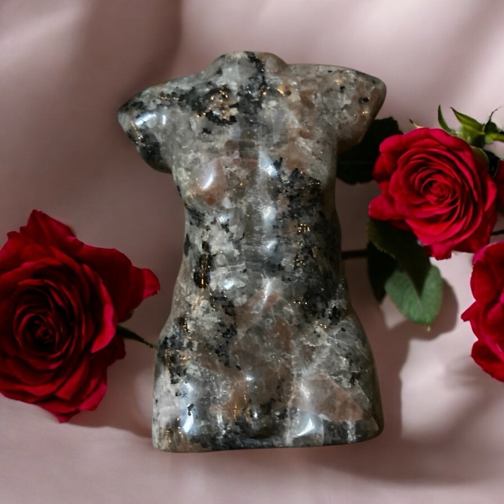 Sexy man crystal figurine